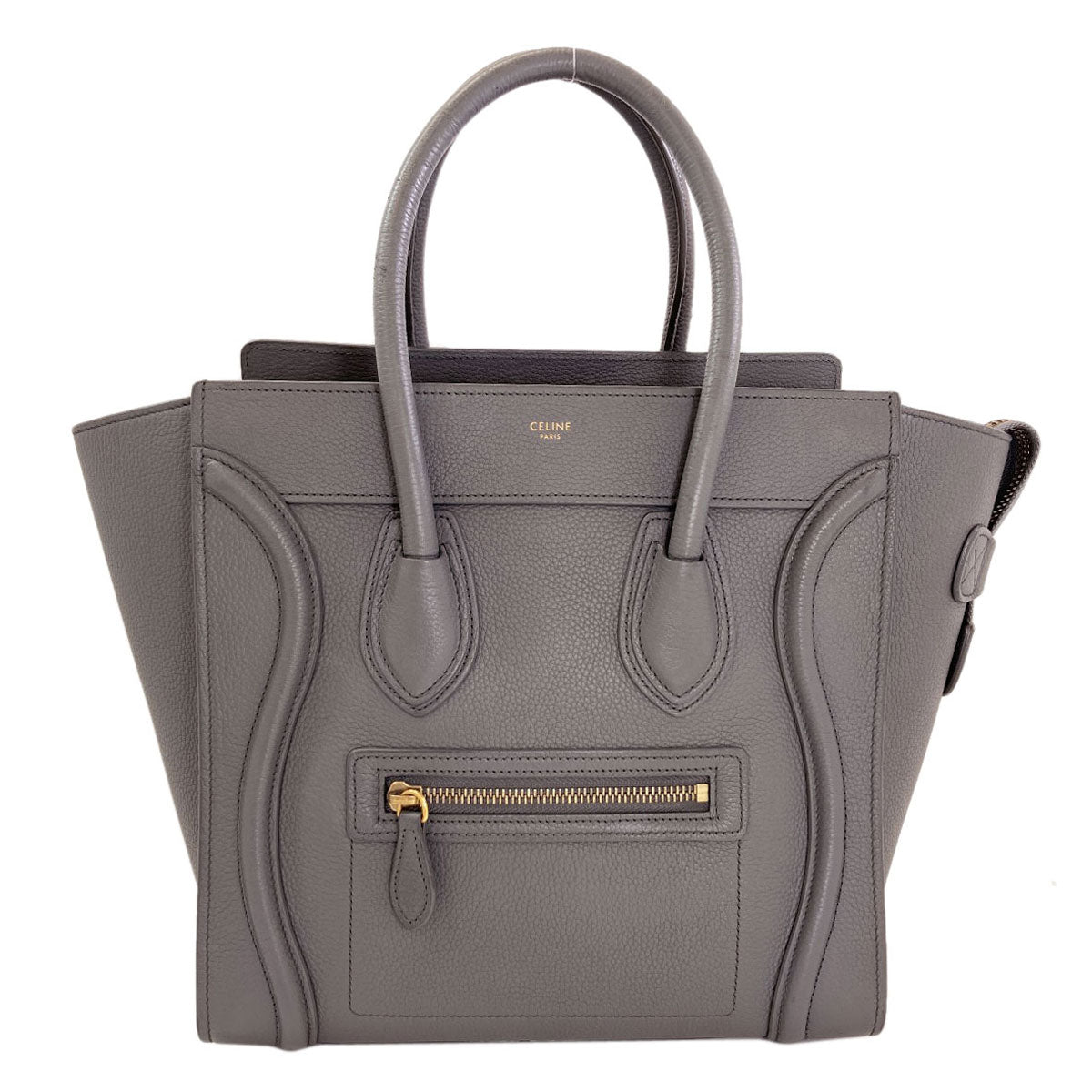 CELINE Luggage micro Tote Bag Calf Ladies [Used]