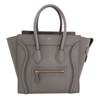 CELINE Luggage micro Tote Bag Calf Ladies [Used]
