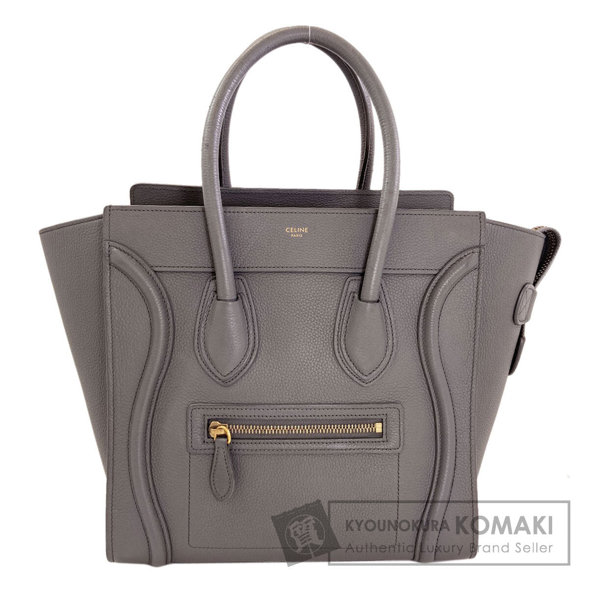 CELINE Luggage micro Tote Bag Calf Ladies [Used]