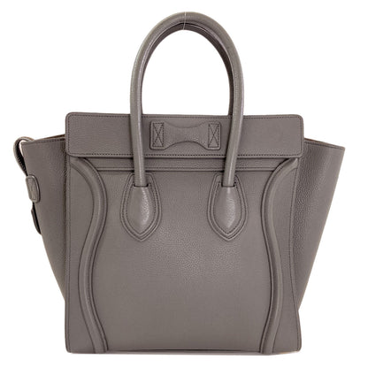 CELINE Luggage micro Tote Bag Calf Ladies [Used]