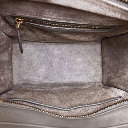 CELINE Luggage micro Tote Bag Calf Ladies [Used]