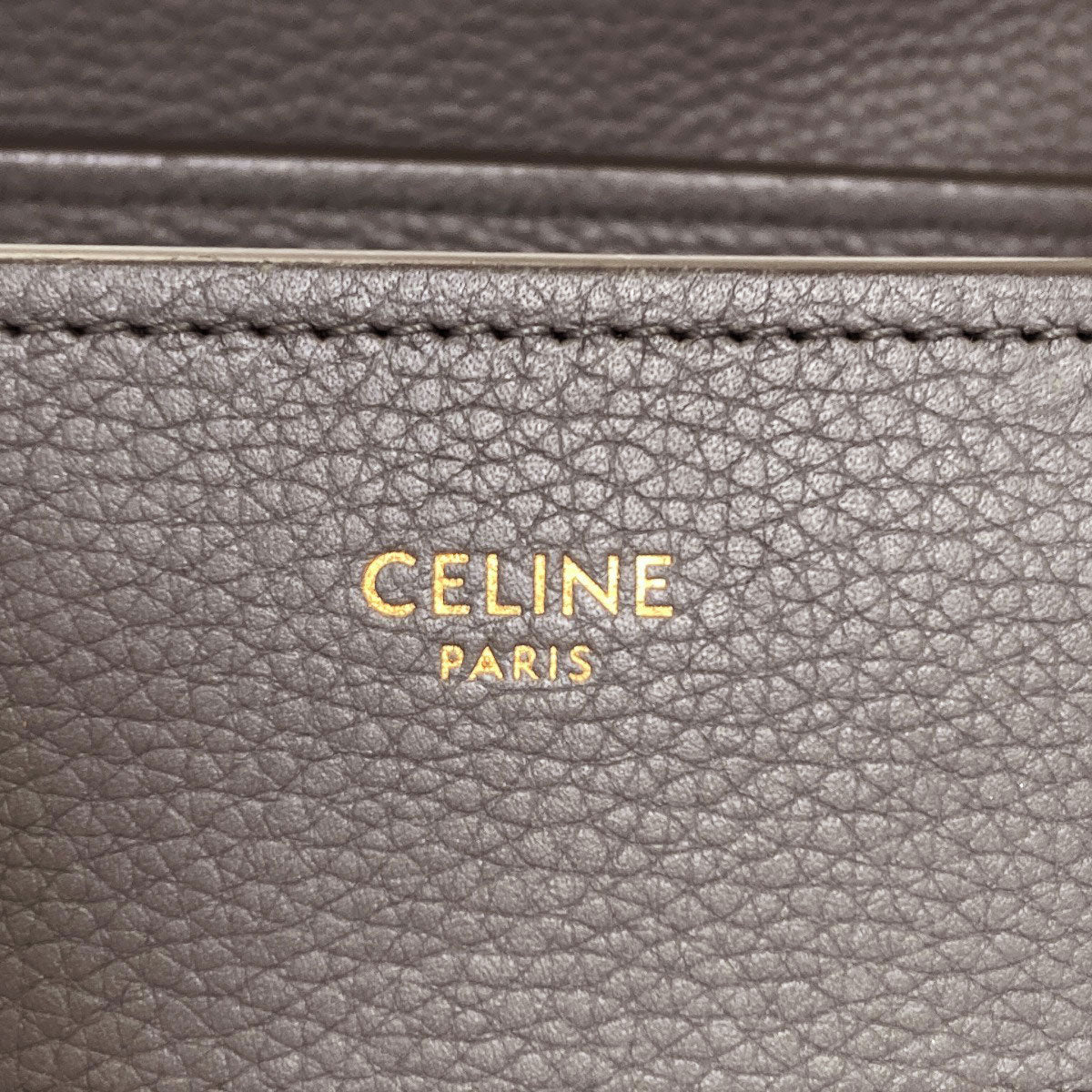 CELINE Luggage micro Tote Bag Calf Ladies [Used]