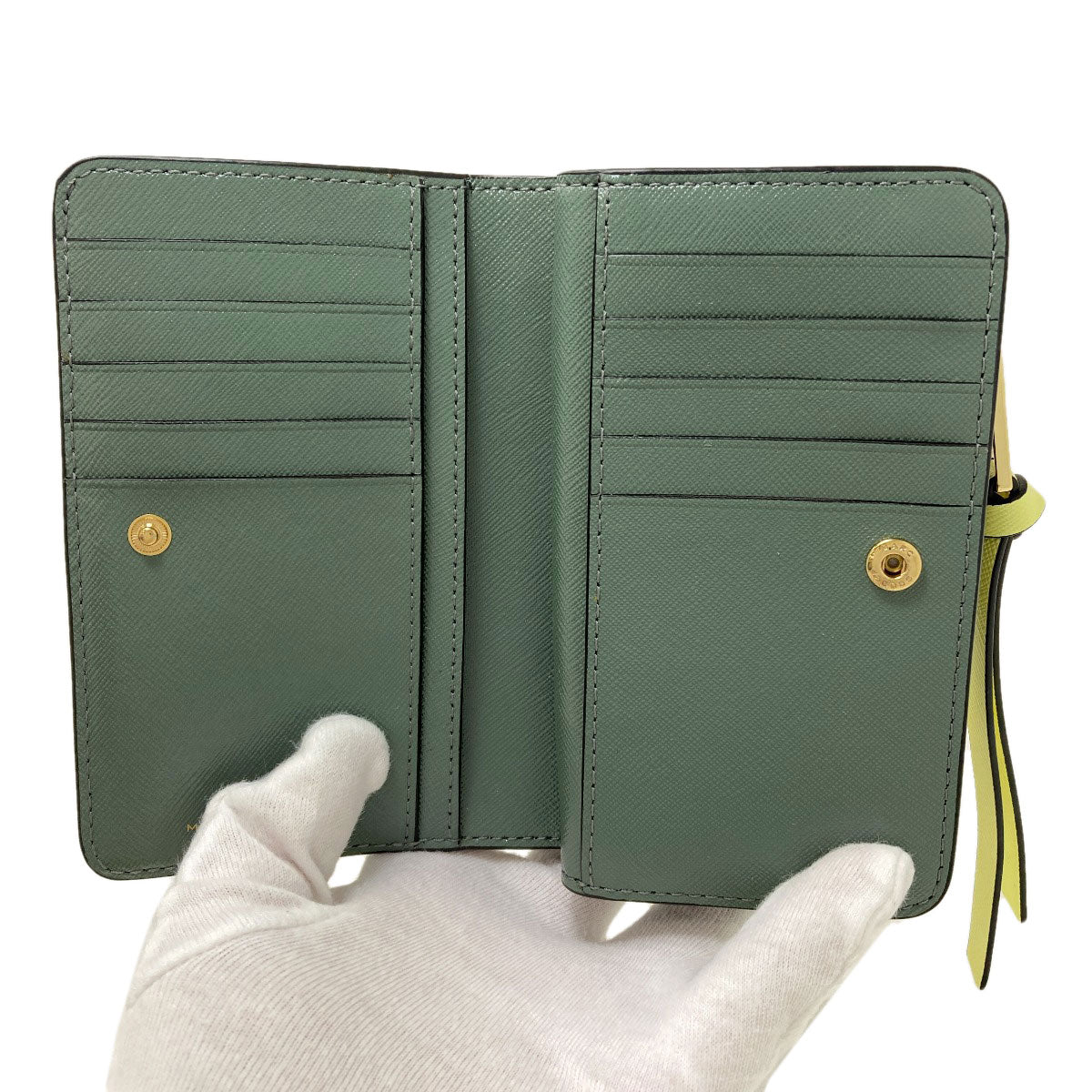 MARC JACOBS Double J Bifold Wallet with Coin Pocket PVC Ladies [Used]