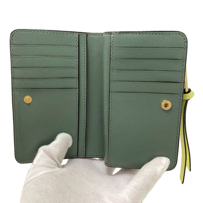 MARC JACOBS Double J Bifold Wallet with Coin Pocket PVC Ladies [Used]