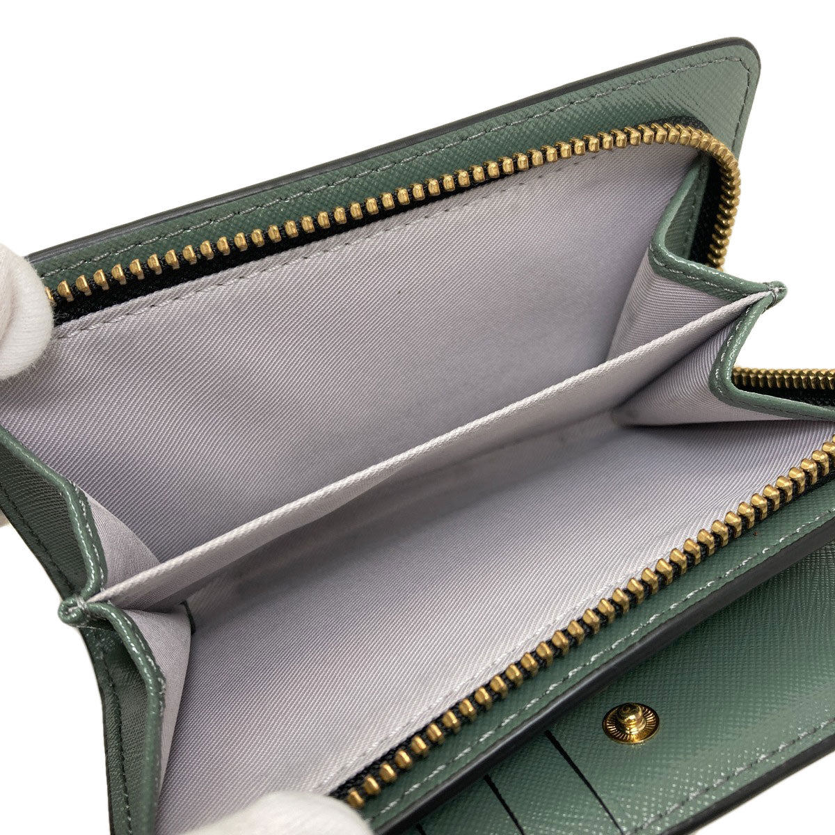 MARC JACOBS Double J Bifold Wallet with Coin Pocket PVC Ladies [Used]