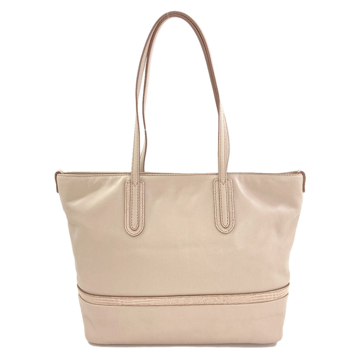 BALLY logo Tote Bag Leather Ladies [Used]