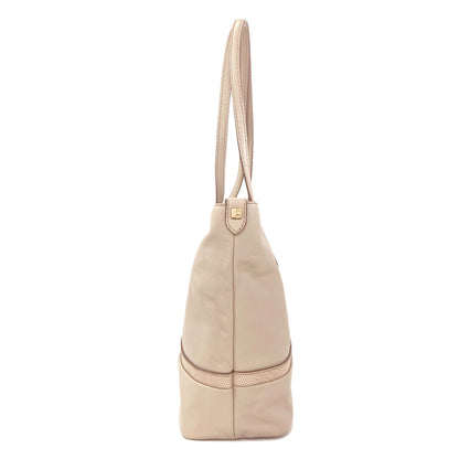 BALLY logo Tote Bag Leather Ladies [Used]