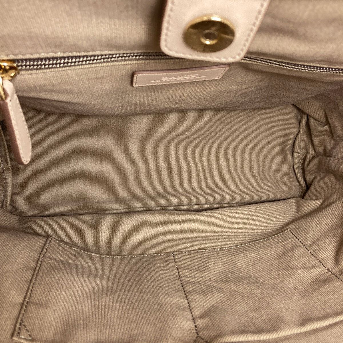 BALLY logo Tote Bag Leather Ladies [Used]
