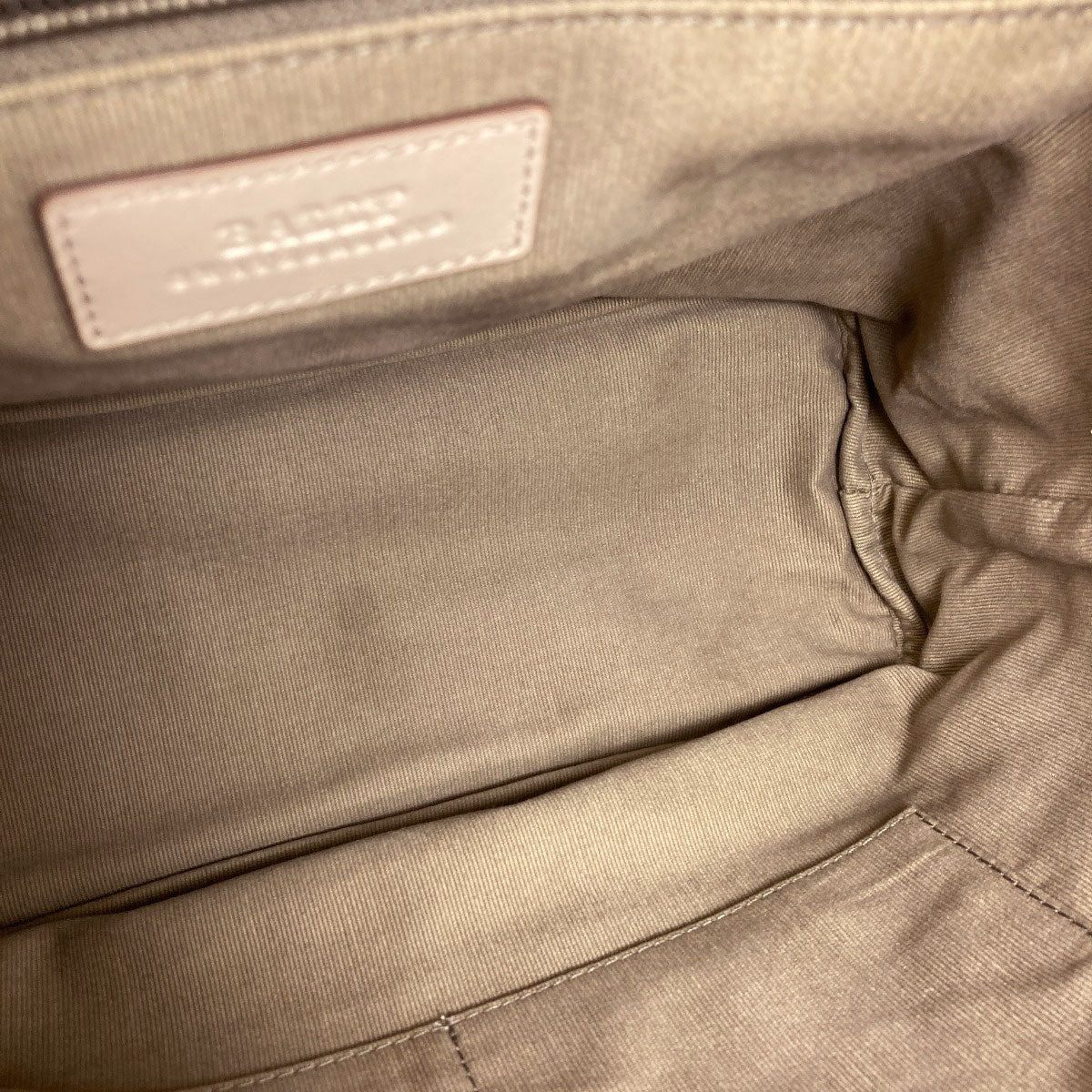BALLY logo Tote Bag Leather Ladies [Used]