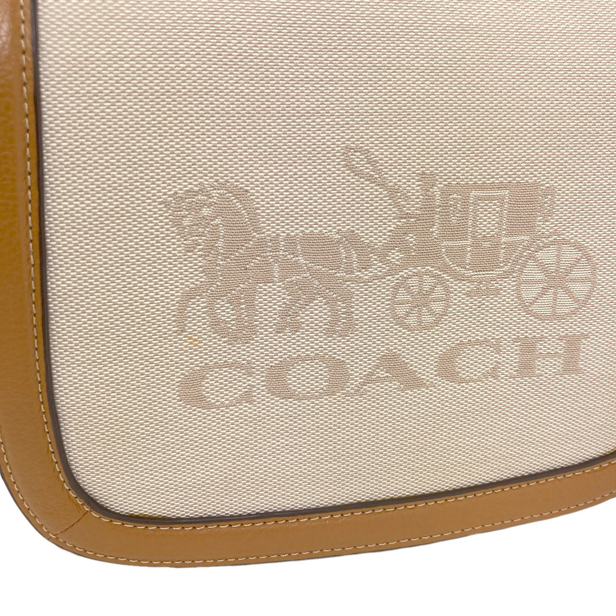 COACH C8228 Hose and carriage Shoulder Bag Canvas Ladies [Used]