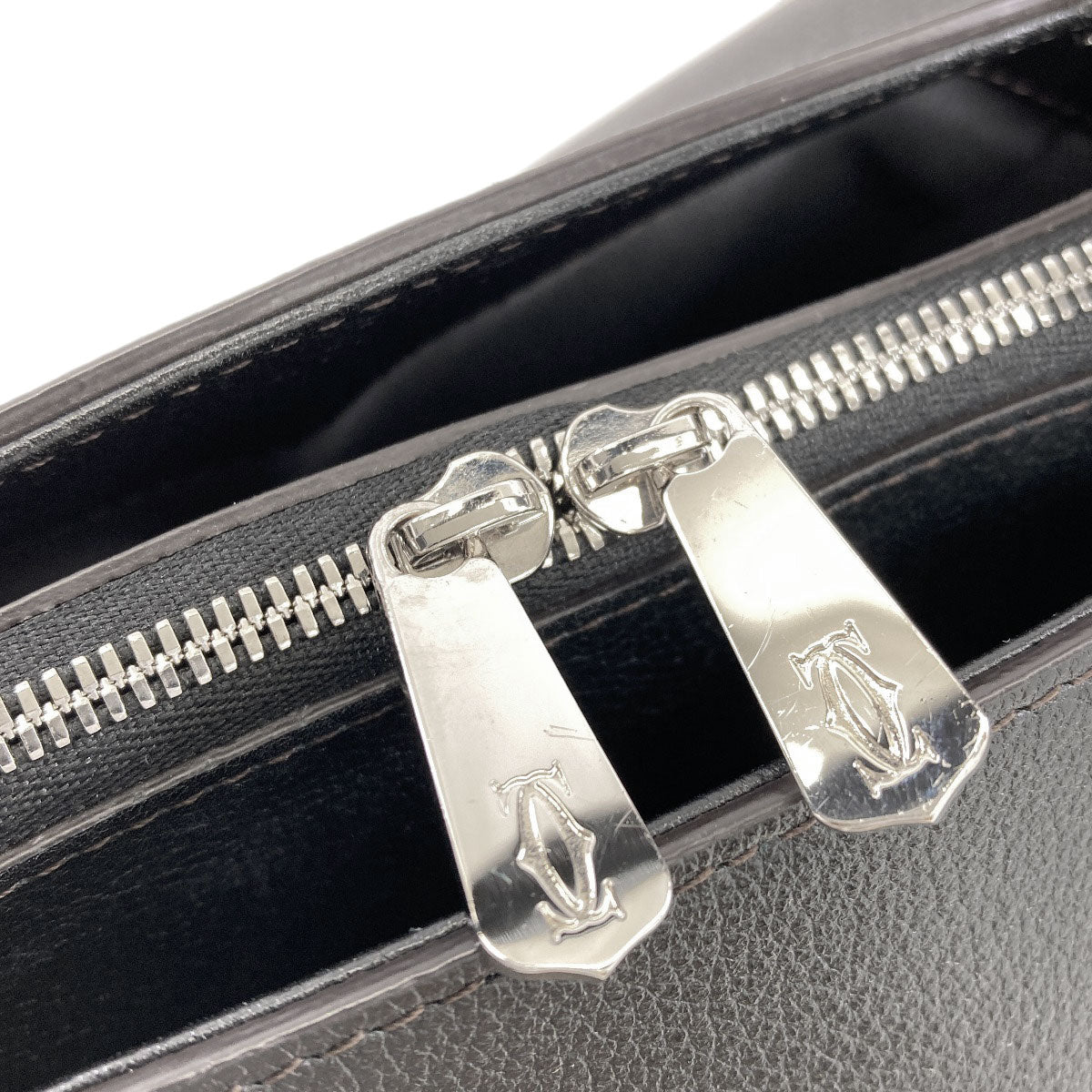 CARTIER Cartier C de Cartier 2WAY Tote Bag Calf Ladies [Used]