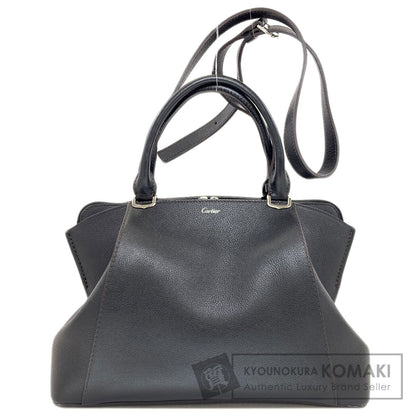 CARTIER Cartier C de Cartier 2WAY Tote Bag Calf Ladies [Used]