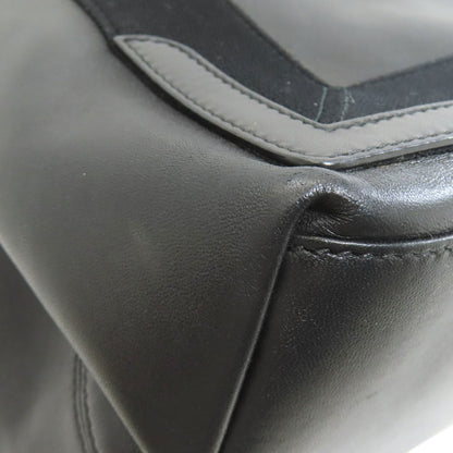 BALENCIAGA 339933 NAVY CABAS Tote Bag Leather Ladies [Used]