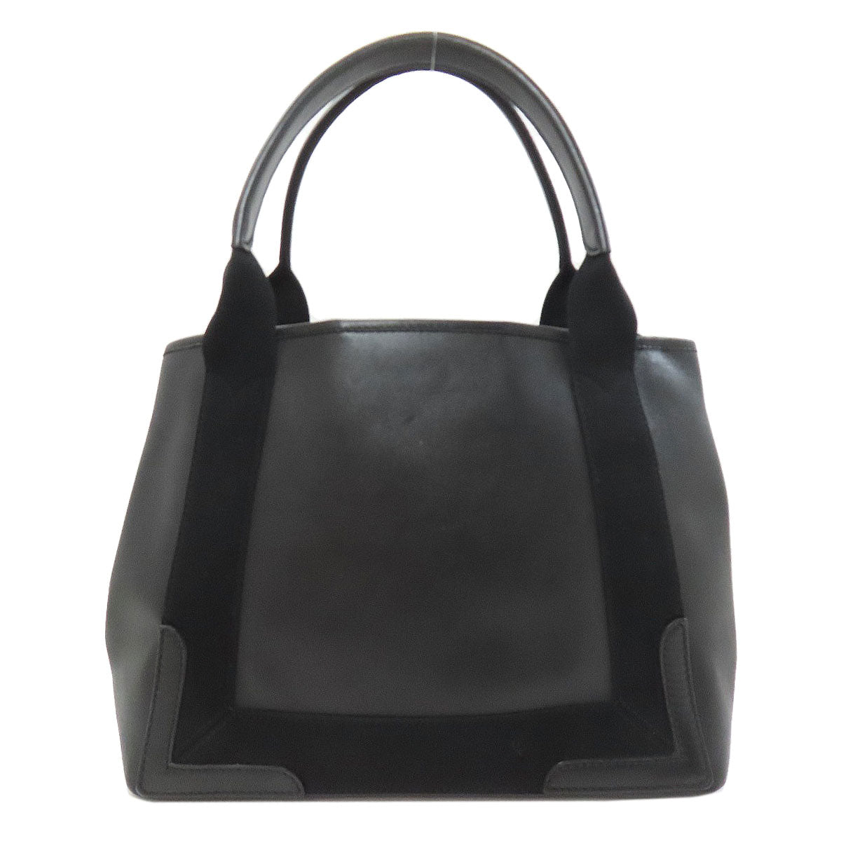 BALENCIAGA 339933 NAVY CABAS Tote Bag Leather Ladies [Used]