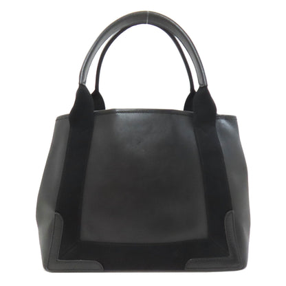 BALENCIAGA 339933 NAVY CABAS Tote Bag Leather Ladies [Used]