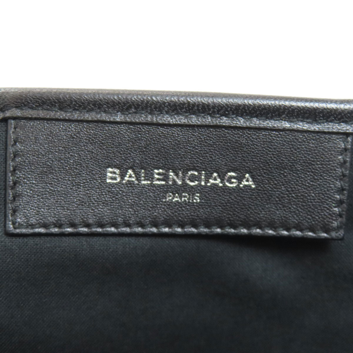 BALENCIAGA 339933 NAVY CABAS Tote Bag Leather Ladies [Used]