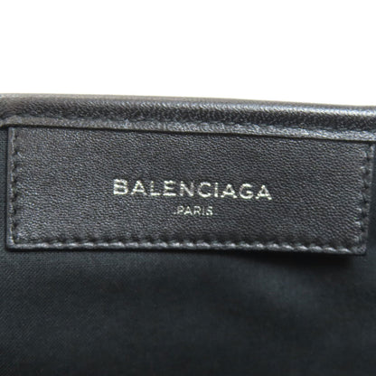 BALENCIAGA 339933 NAVY CABAS Tote Bag Leather Ladies [Used]