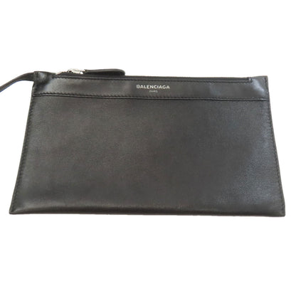 BALENCIAGA 339933 NAVY CABAS Tote Bag Leather Ladies [Used]