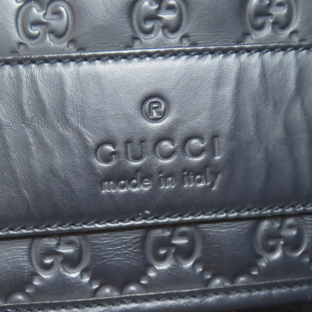 GUCCI 246067 Messenger GG Signature Guccissima Shoulder Bag Leather mens [Used]