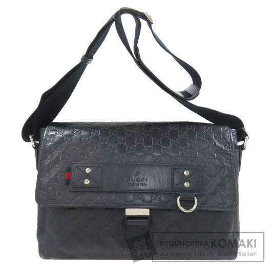 GUCCI 246067 Messenger GG Signature Guccissima Shoulder Bag Leather mens [Used]