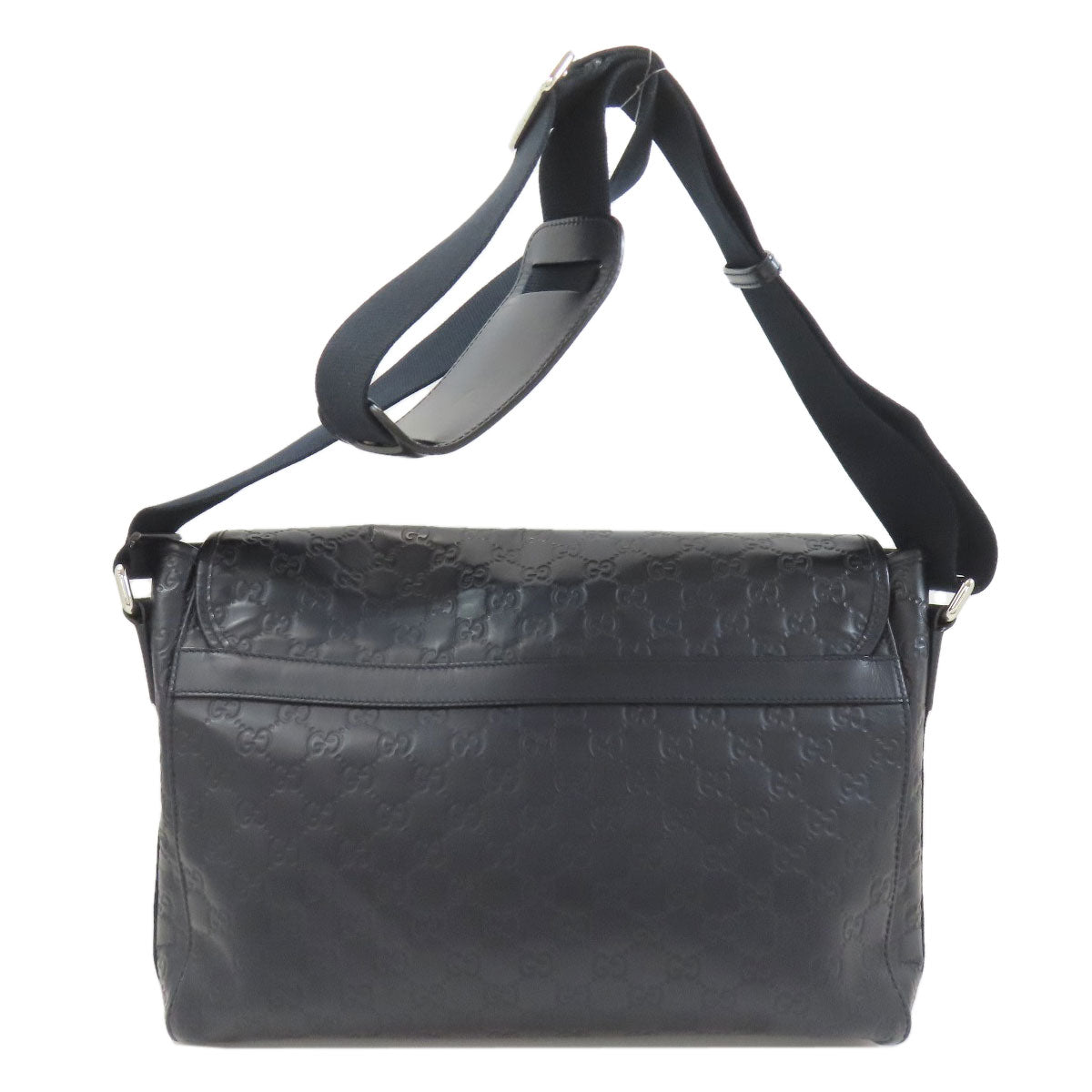 GUCCI 246067 Messenger GG Signature Guccissima Shoulder Bag Leather mens [Used]