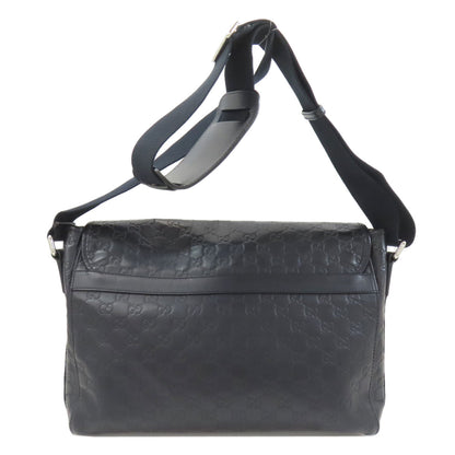 GUCCI 246067 Messenger GG Signature Guccissima Shoulder Bag Leather mens [Used]