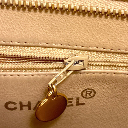 CHANEL Medallion GoldHardware Tote Bag Grained Calfskin Skin Ladies [Used]