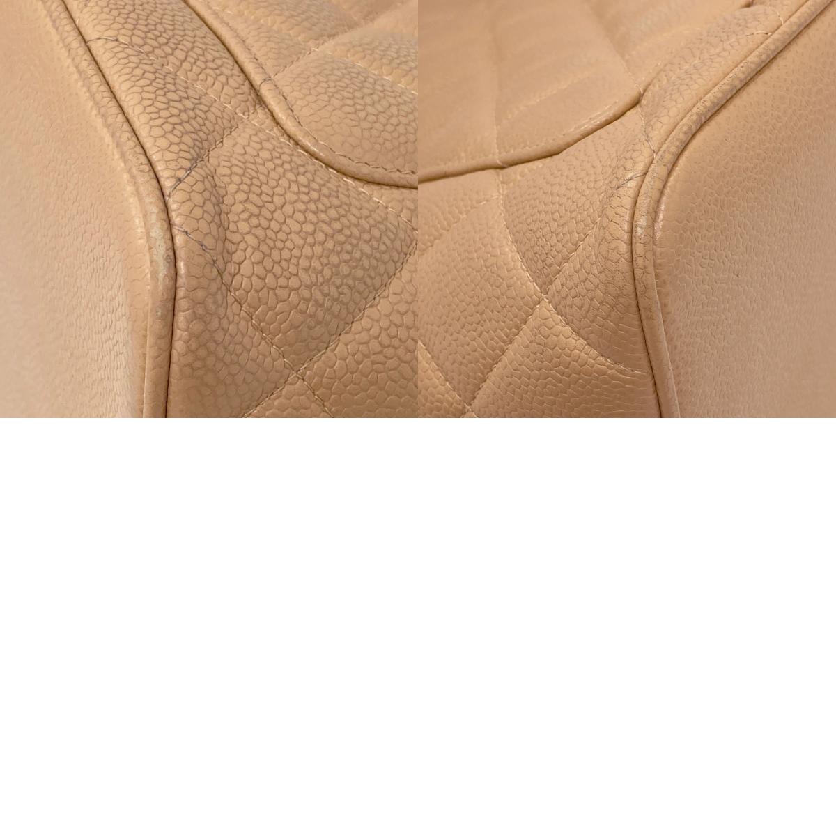 CHANEL Medallion GoldHardware Tote Bag Grained Calfskin Skin Ladies [Used]