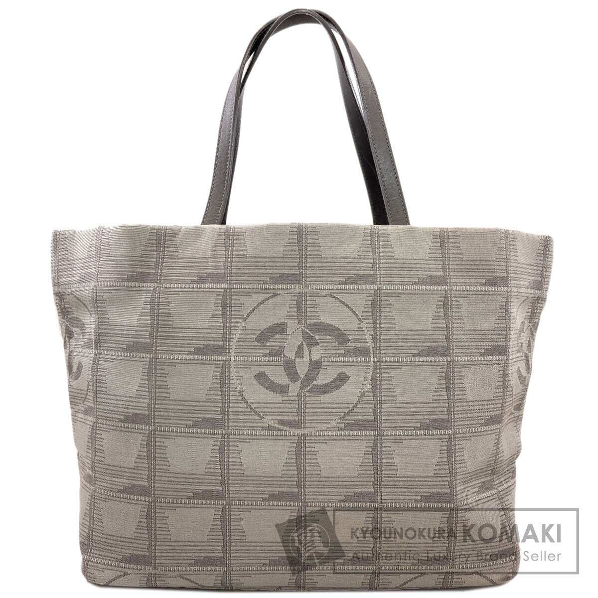 CHANEL New travel line Tote Bag Nylon jacquard Ladies [Used]