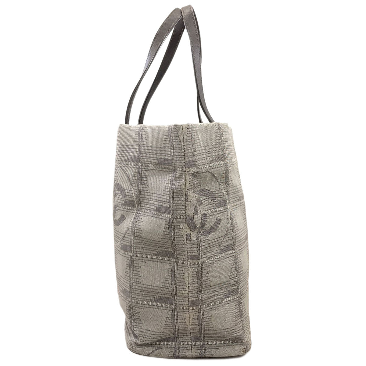 CHANEL New travel line Tote Bag Nylon jacquard Ladies [Used]