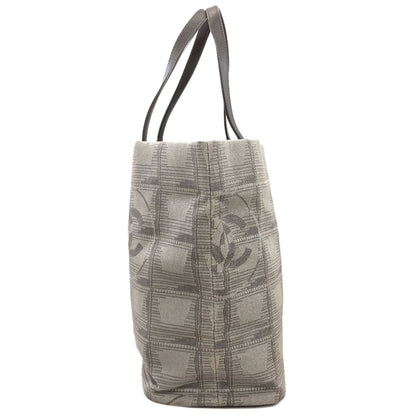 CHANEL New travel line Tote Bag Nylon jacquard Ladies [Used]