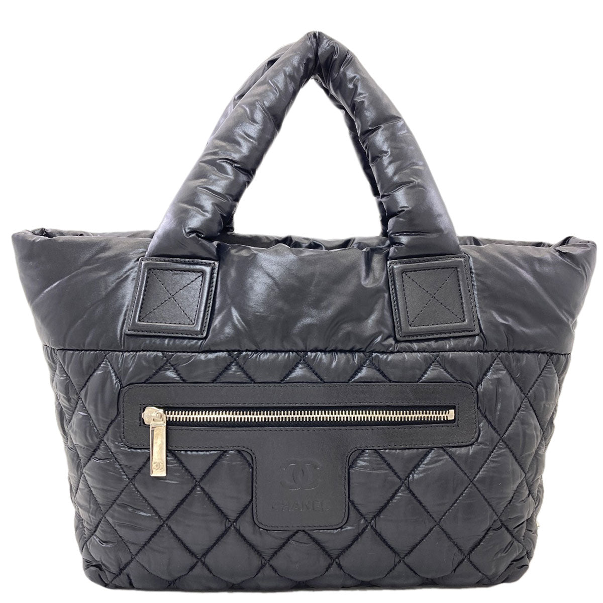 CHANEL Cocoko Koon SilverHardware Handbag Nylon Ladies [Used]