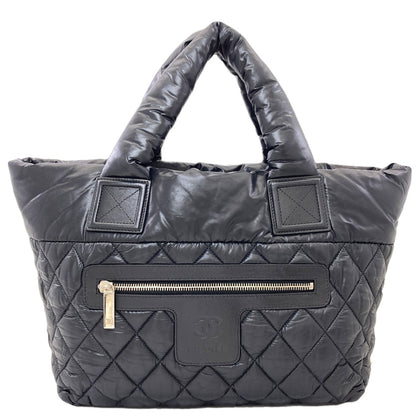 CHANEL Cocoko Koon SilverHardware Handbag Nylon Ladies [Used]