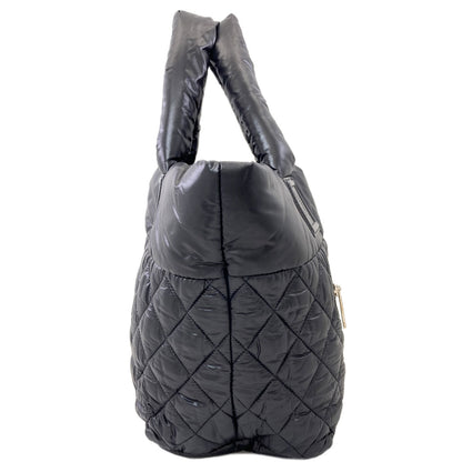 CHANEL Cocoko Koon SilverHardware Handbag Nylon Ladies [Used]