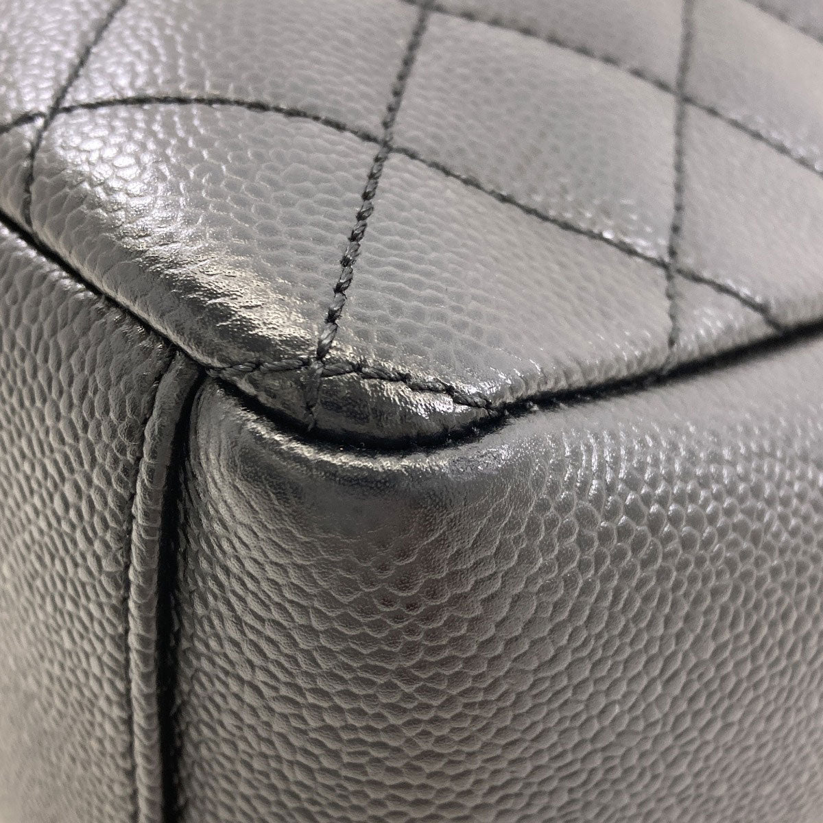 CHANEL Matelasse COCO Mark Chain 2WAY Tote Bag Grained Calfskin Skin Ladies [Used]