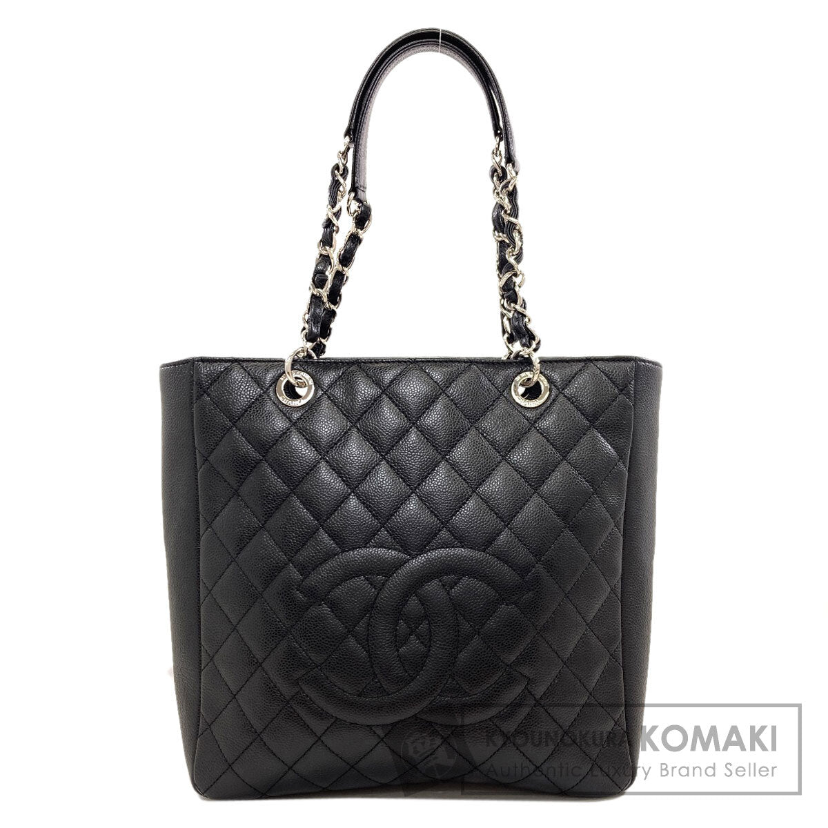 CHANEL Matelasse COCO Mark Chain 2WAY Tote Bag Grained Calfskin Skin Ladies [Used]