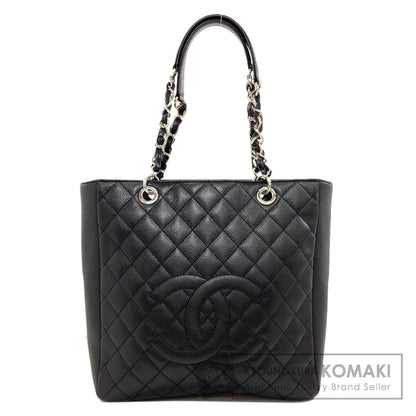 CHANEL Matelasse COCO Mark Chain 2WAY Tote Bag Grained Calfskin Skin Ladies [Used]