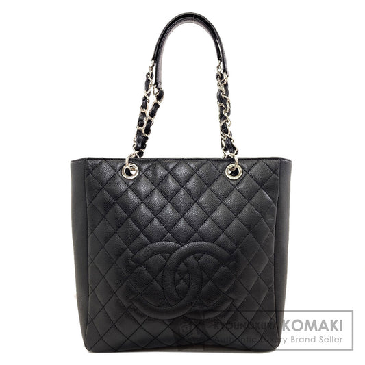 CHANEL Matelasse COCO Mark Chain 2WAY Tote Bag Grained Calfskin Skin Ladies [Used]