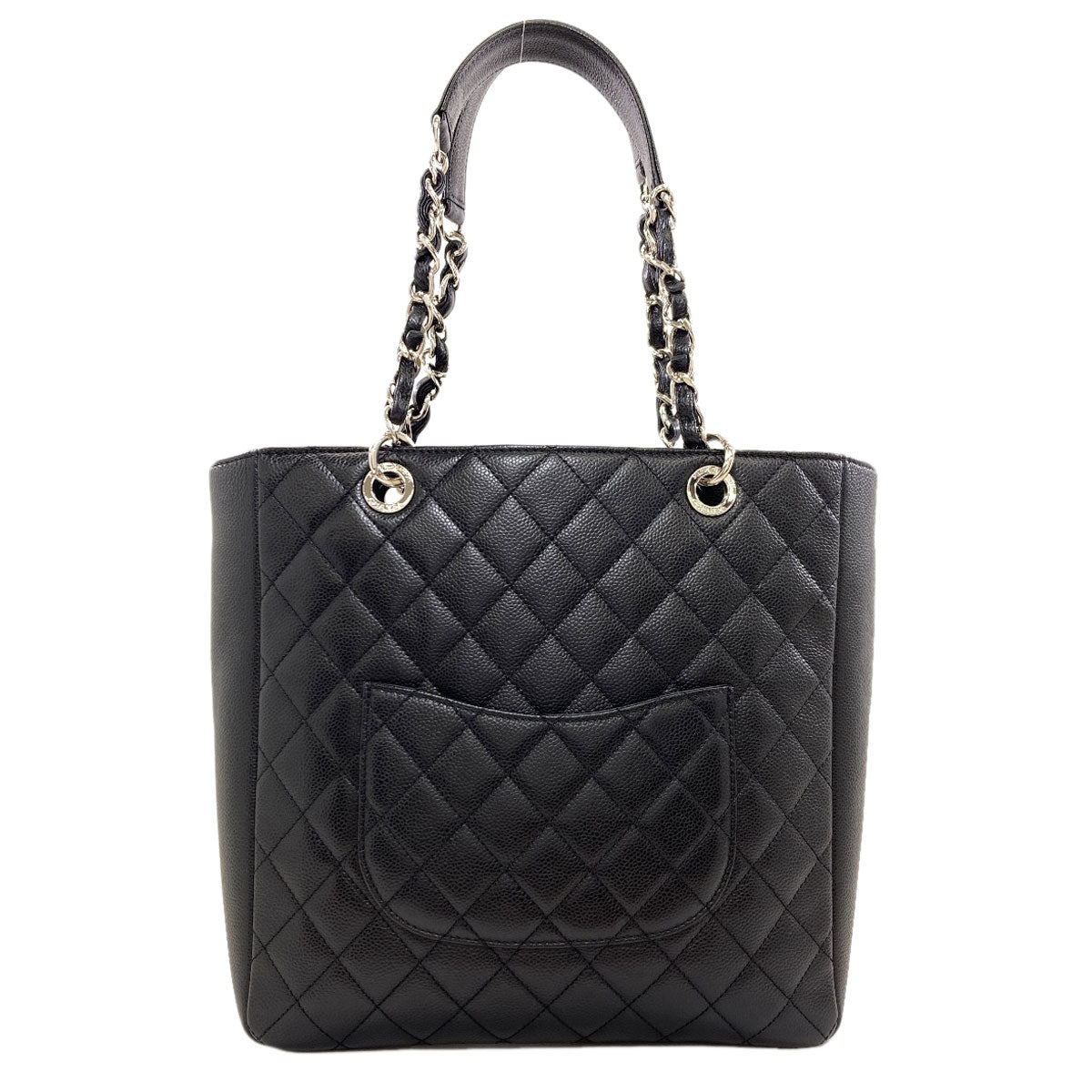 CHANEL Matelasse COCO Mark Chain 2WAY Tote Bag Grained Calfskin Skin Ladies [Used]