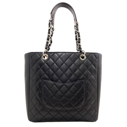 CHANEL Matelasse COCO Mark Chain 2WAY Tote Bag Grained Calfskin Skin Ladies [Used]
