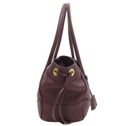 PRADA BR3116 logo Tote Bag Leather Ladies [Used]