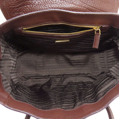 PRADA BR3116 logo Tote Bag Leather Ladies [Used]