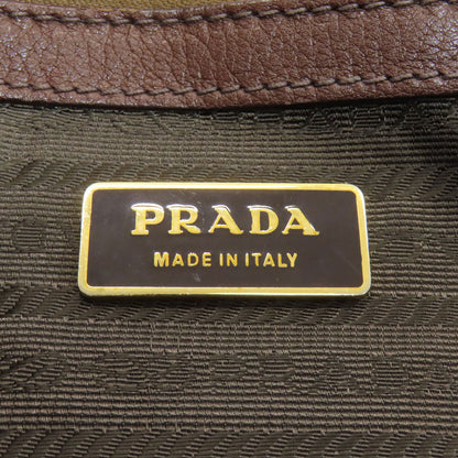PRADA BR3116 logo Tote Bag Leather Ladies [Used]