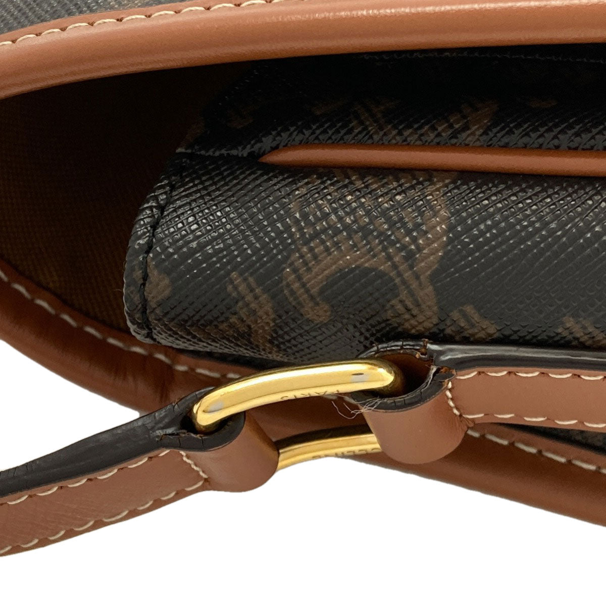 CELINE Triomphe Shoulder Bag PVC Ladies [Used]