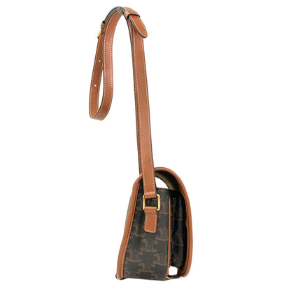 CELINE Triomphe Shoulder Bag PVC Ladies [Used]