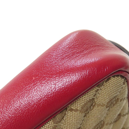 GUCCI 446744 GG Marmont Shoulder Bag Canvas CalfLadies [Used]