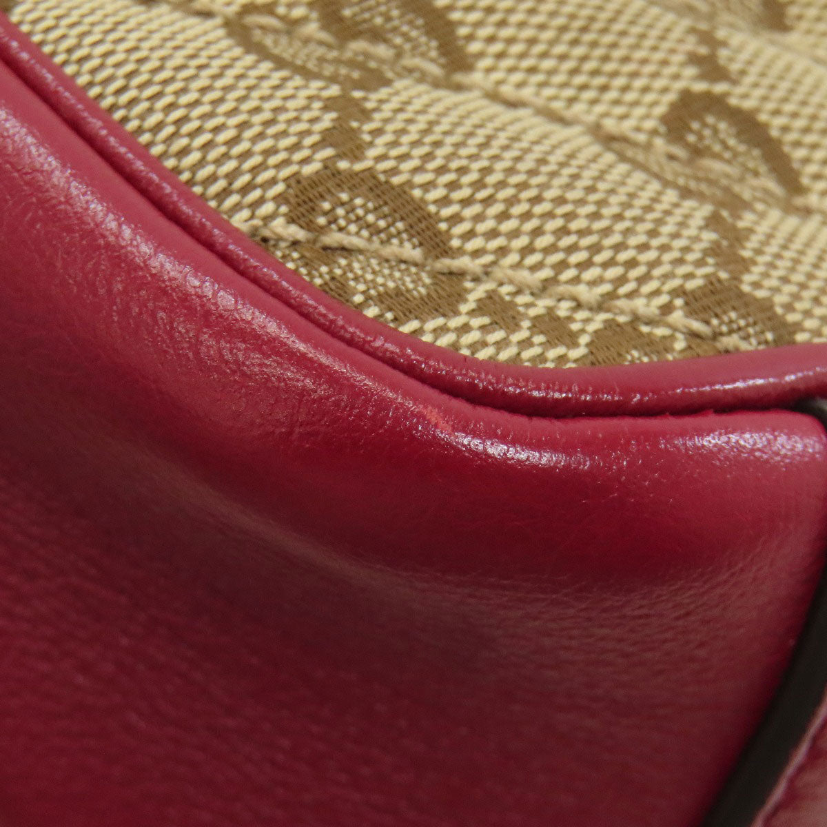GUCCI 446744 GG Marmont Shoulder Bag Canvas CalfLadies [Used]