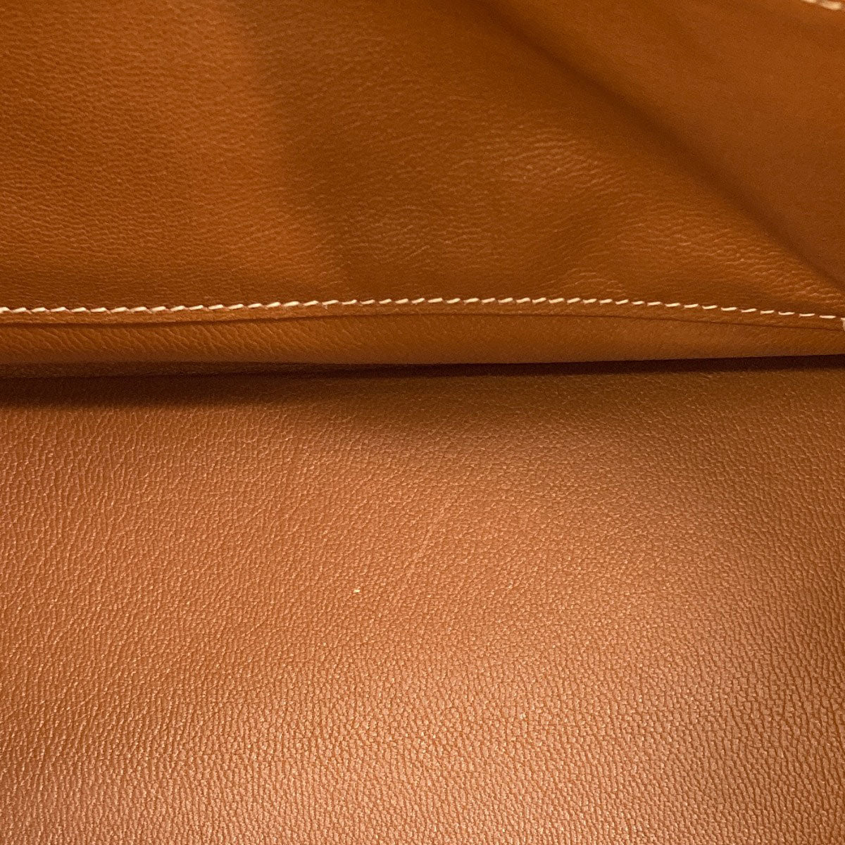 HERMES Birkin 30 Gold Gold Hardware Handbag Courchevel Ladies [Used]