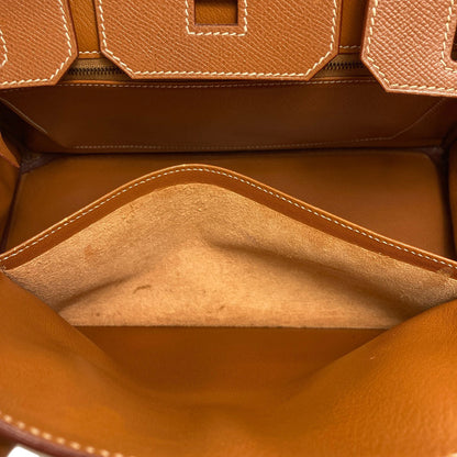 HERMES Birkin 30 Gold Gold Hardware Handbag Courchevel Ladies [Used]