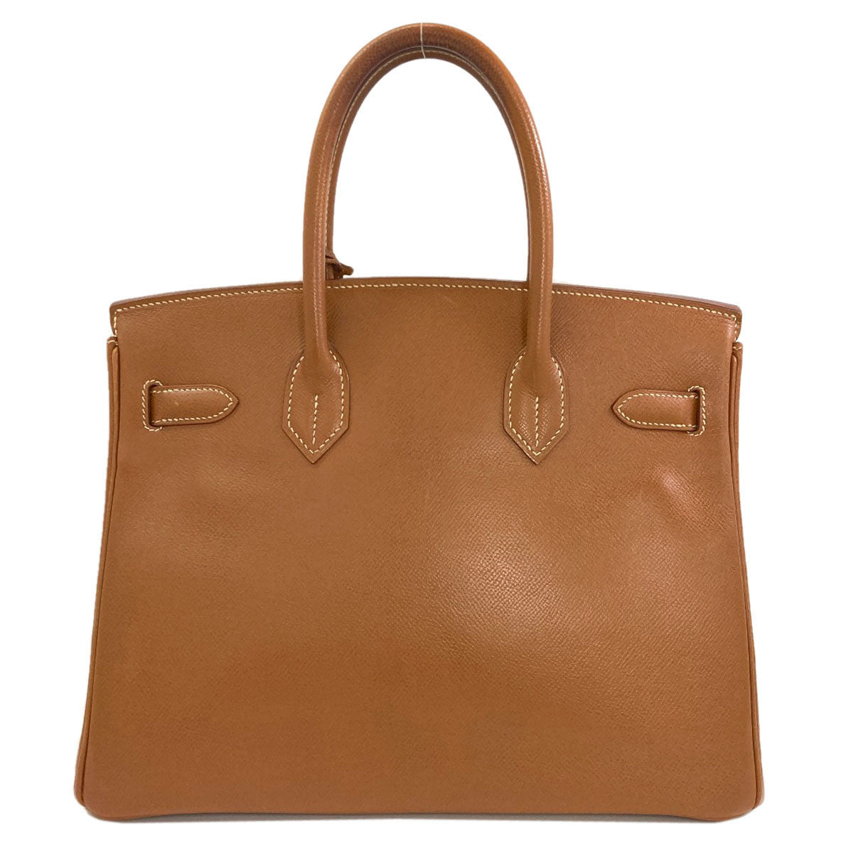 HERMES Birkin 30 Gold Gold Hardware Handbag Courchevel Ladies [Used]